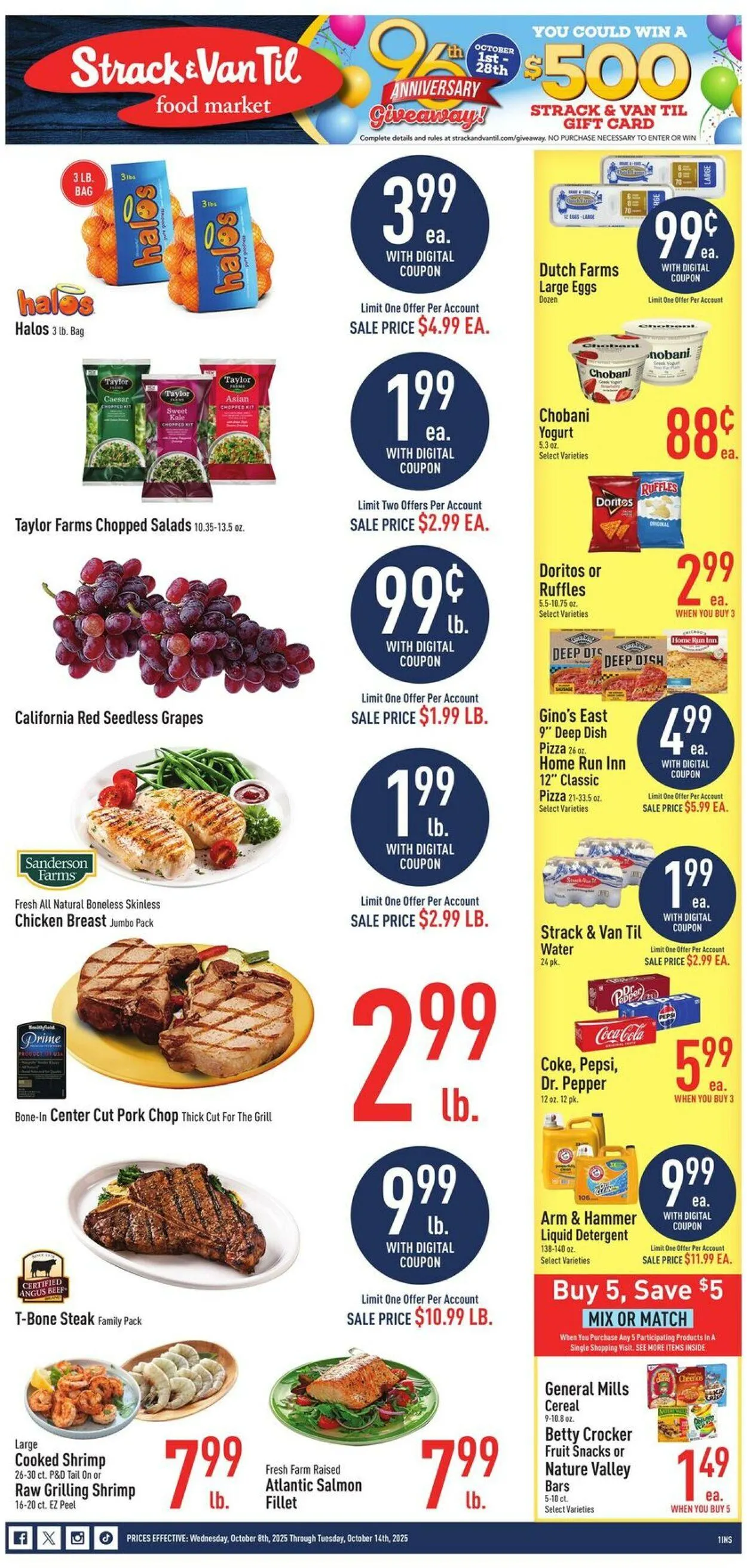Weekly ad Strack & Van Til Current weekly ad from October 8 to October 14 2025 - Page 1
