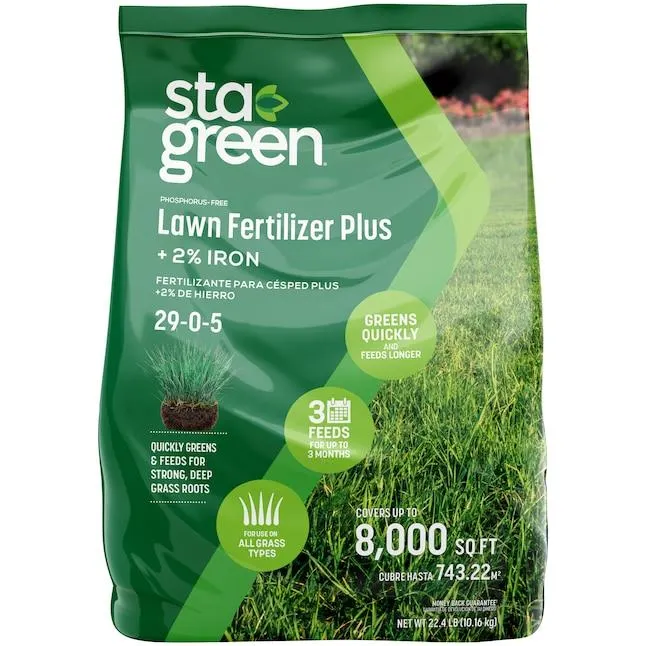 Sta-Green 22.4-lb 8000-sq ft 29-0-5 Slow Release All Purpose Lawn Fertilizer