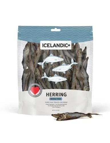 Icelandic Cat Treat Capelin Whole Fish, 1.5 Ounces