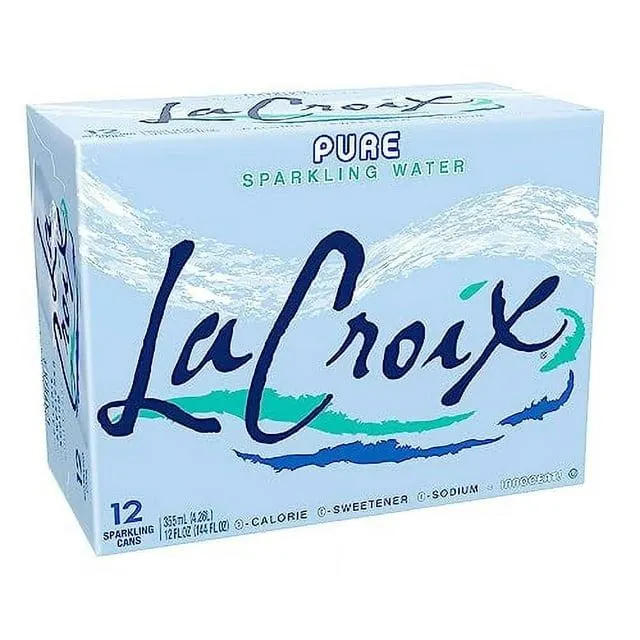 LaCroix Sparkling Water, Pure 12 Oz- Pack of 12