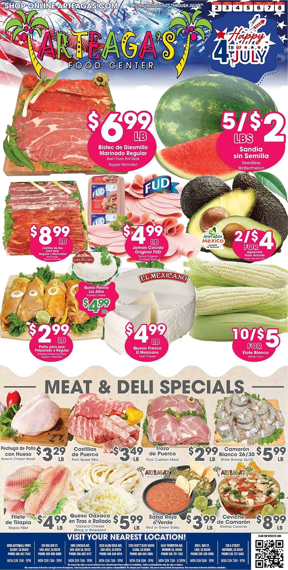 Arteagas Food Center Weekly Ad - 1