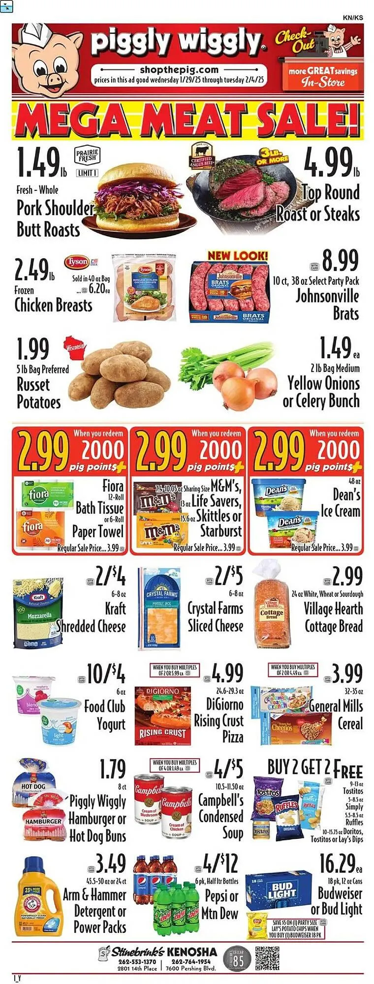 Weekly ad Piggly Wiggly Weekly Ad from January 29 to February 4 2025 - Page 1