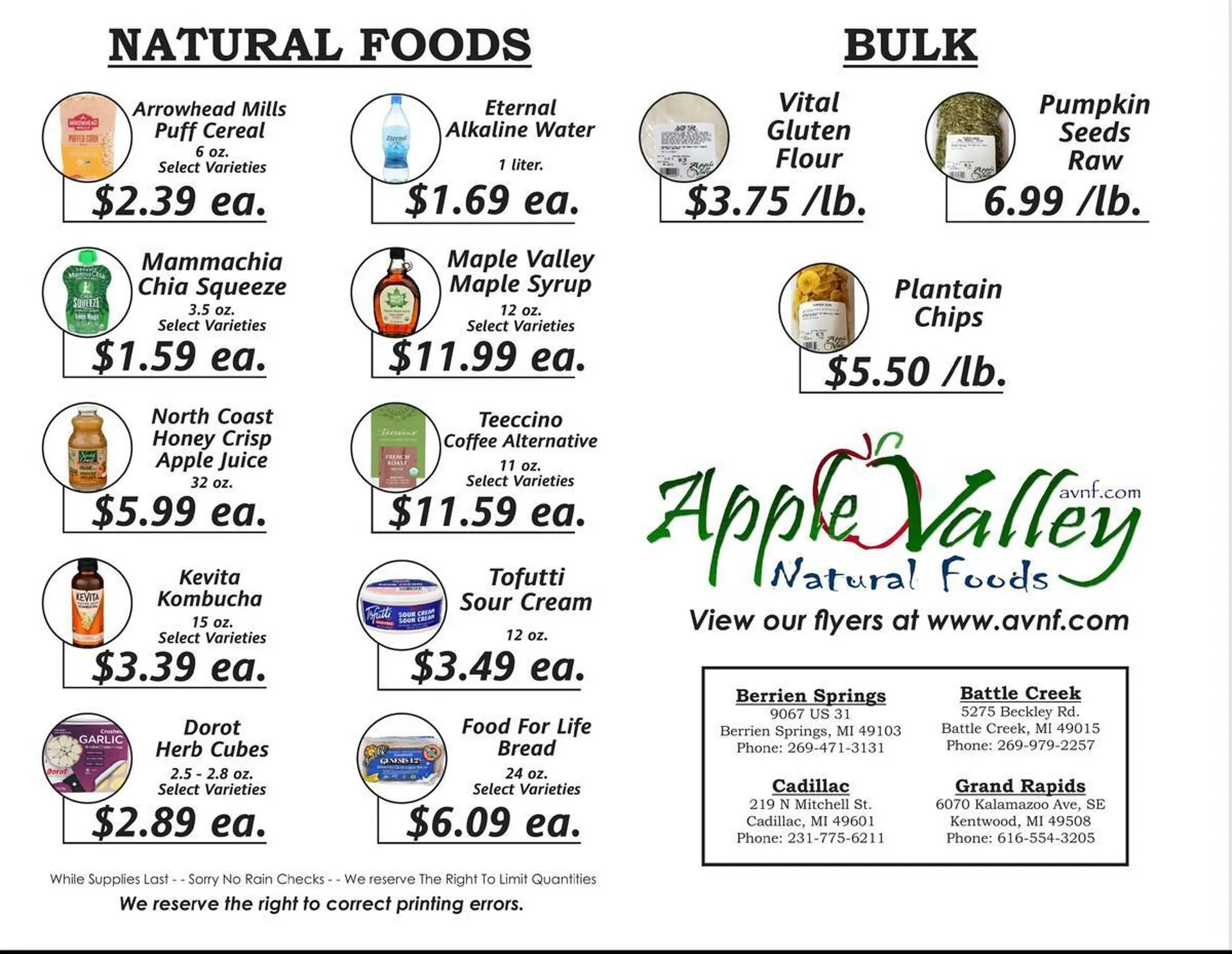 Weekly ad Apple Valley Natural Foods weekly ad from December 1 to December 31 2025 - Page 2