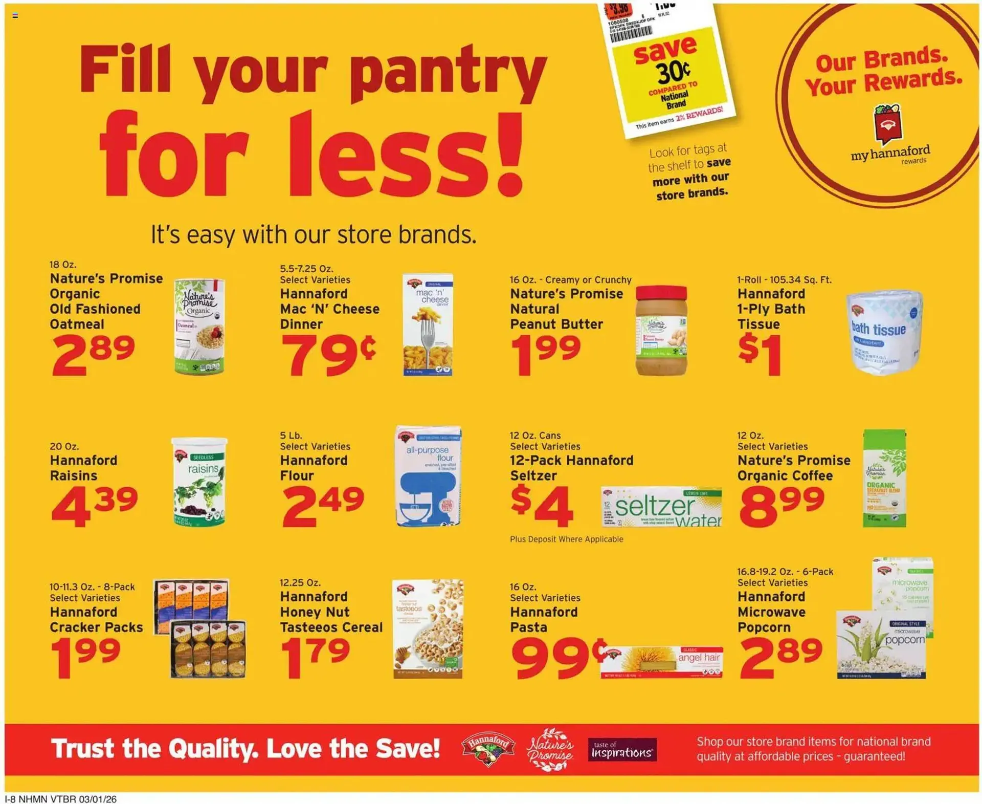 Weekly ad Hannaford flyer from March 1 to March 8 2026 - Page 16