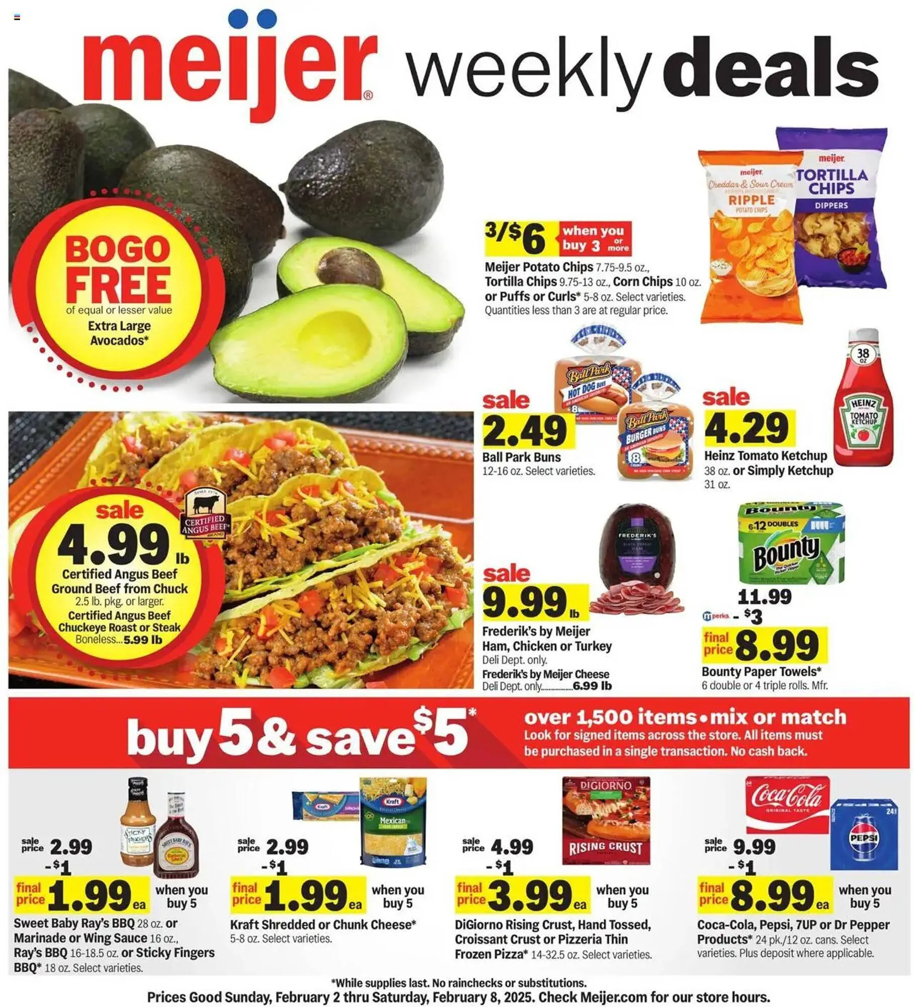 Weekly ad Meijer Weekly Ad from February 2 to February 8 2025 - Page 1