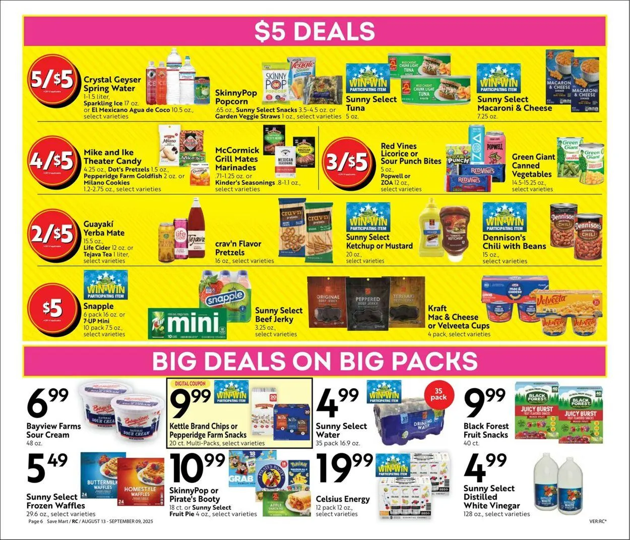Weekly ad Save Mart Current weekly ad from August 13 to September 9 2025 - Page 6