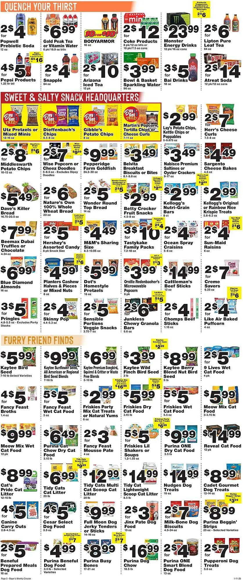 Weekly ad Boyer's Food Markets weekly ad from January 11 to January 17 2026 - Page 5