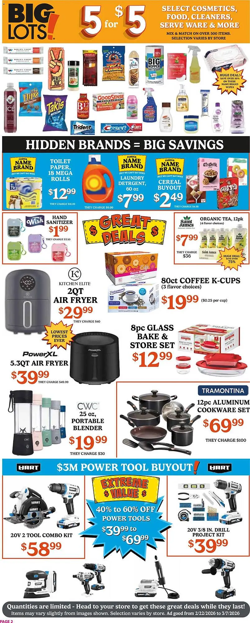 Weekly ad Big Lots weekly ad from February 22 to March 7 2026 - Page 2