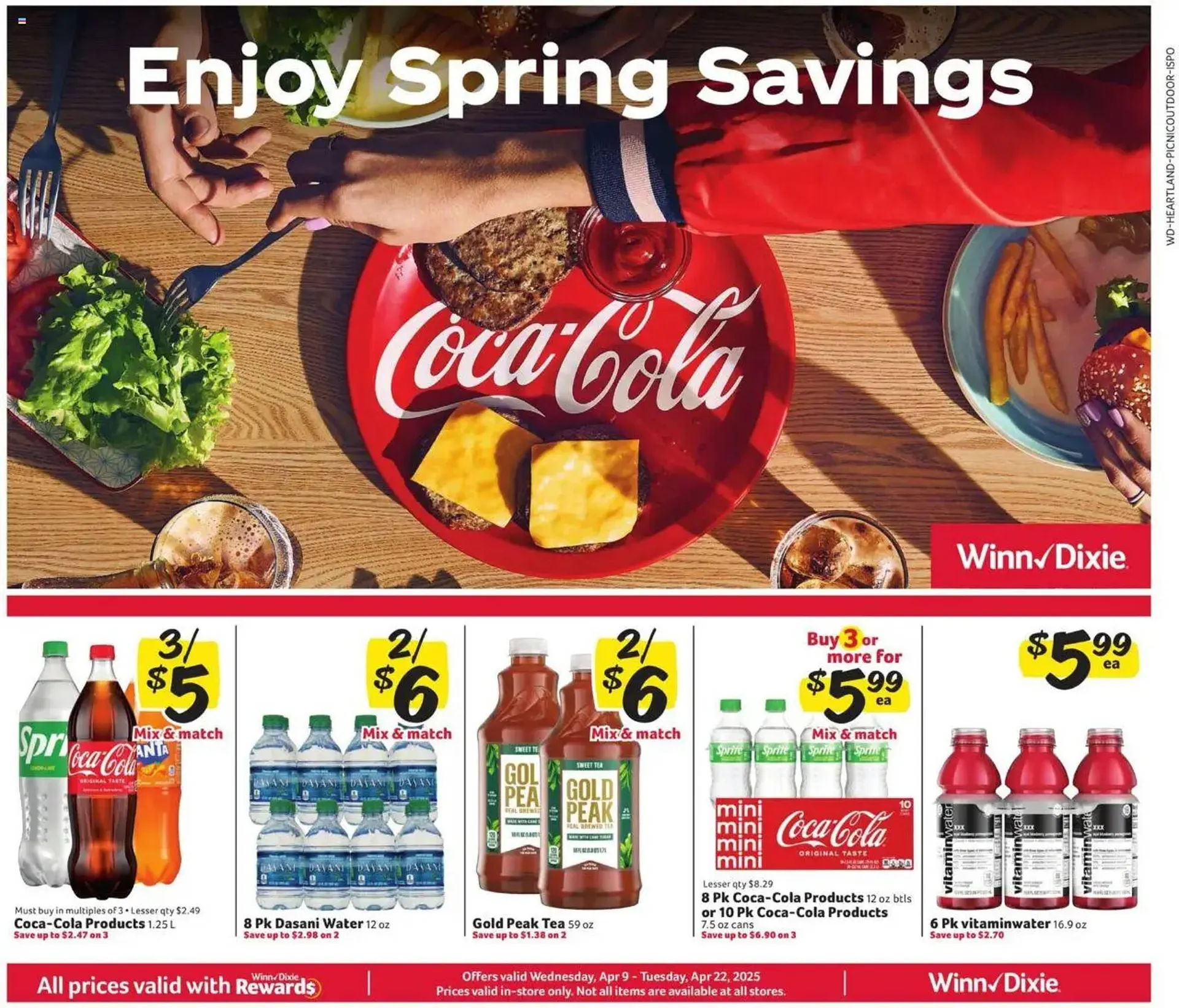 Weekly ad Winn Dixie Weekly Ad from April 9 to April 22 2025 - Page 1