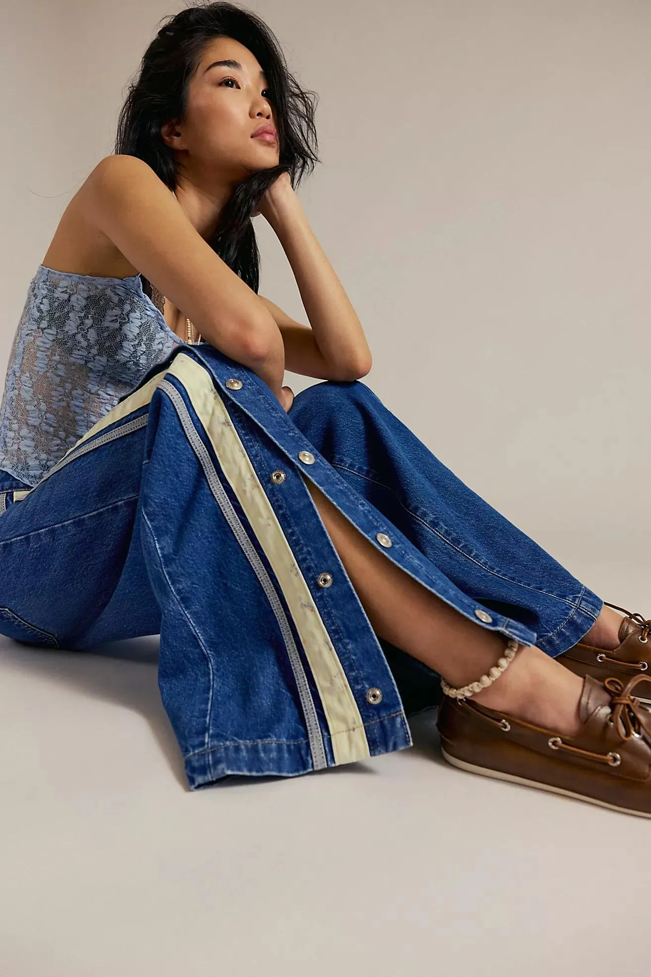 We The Free Finish Line Wide-Leg Jeans