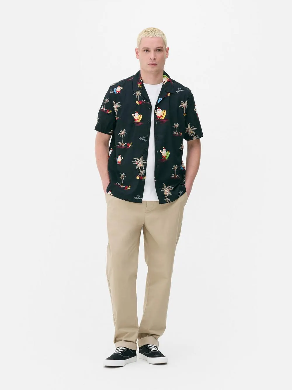 Košile se Santou a krátkým rukávem