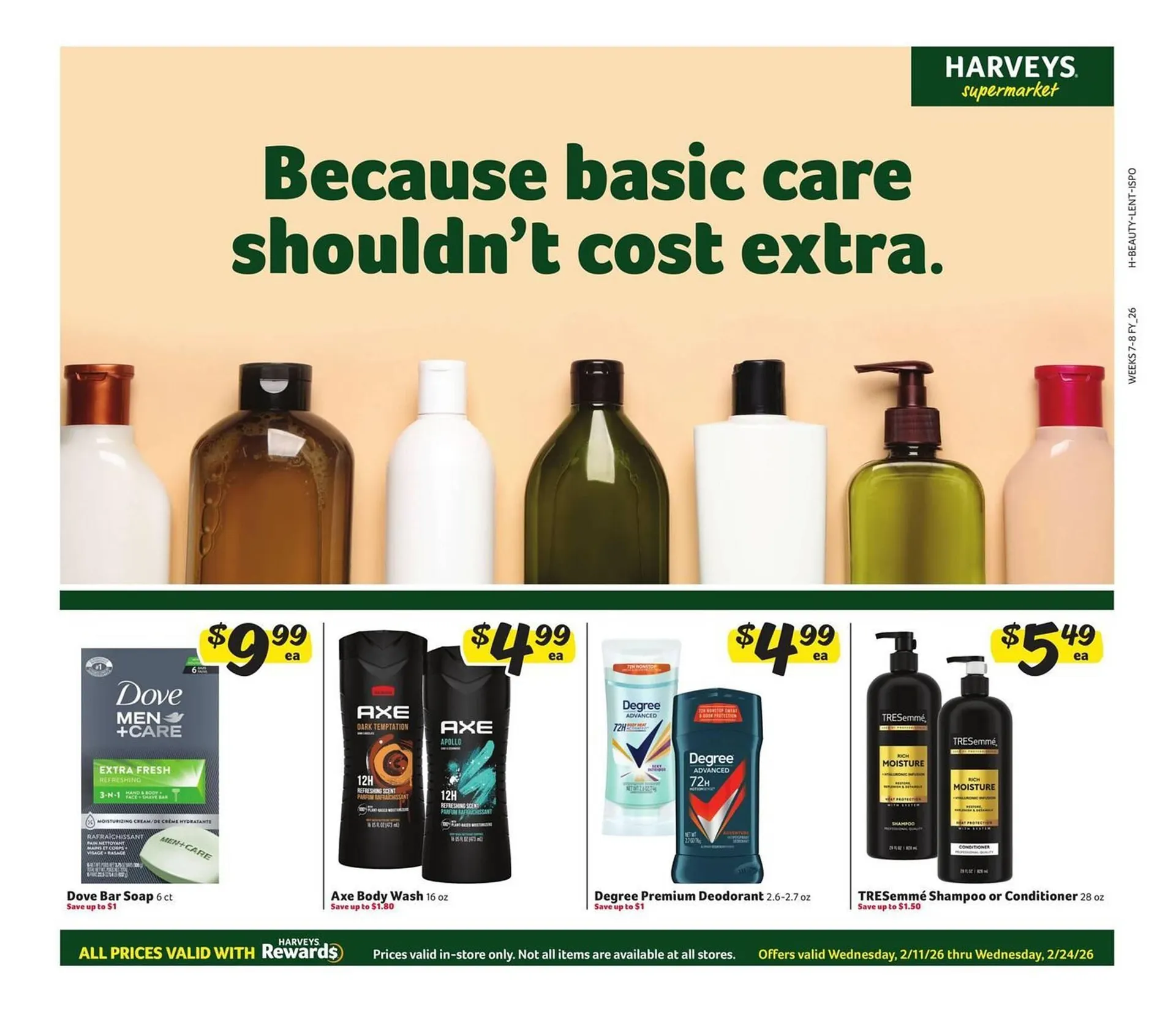 Weekly ad Harveys Supermarkets weekly ad from February 11 to February 24 2026 - Page 1