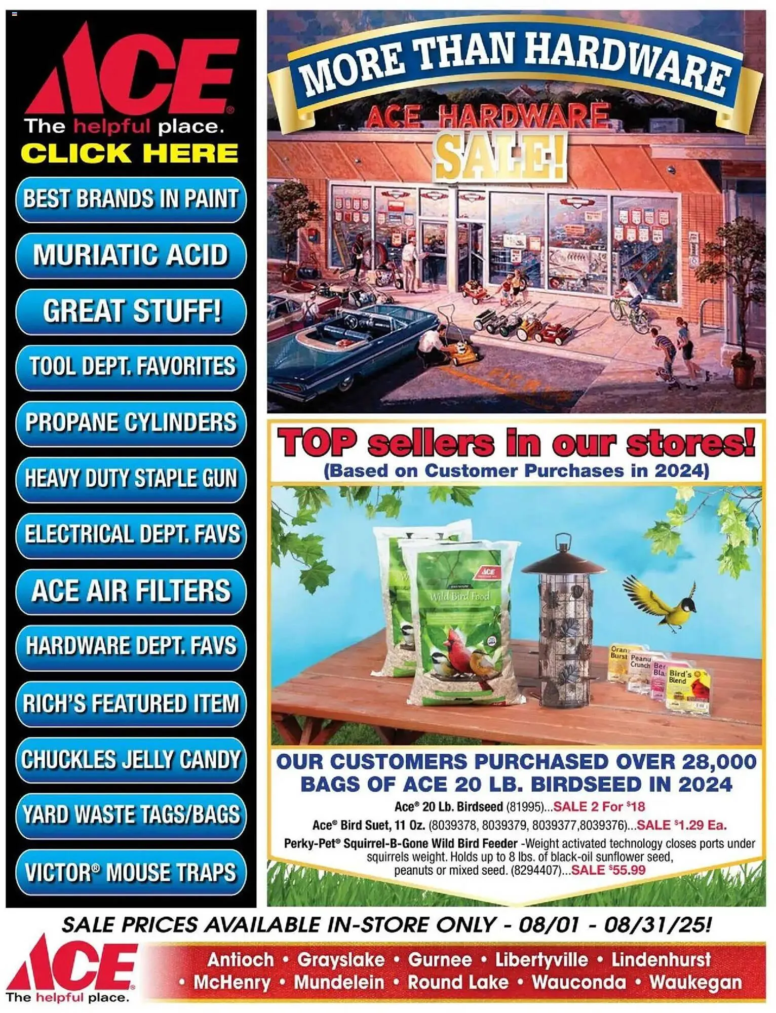 Weekly ad Ace Hardware Weekly Ad from August 1 to August 31 2025 - Page 1