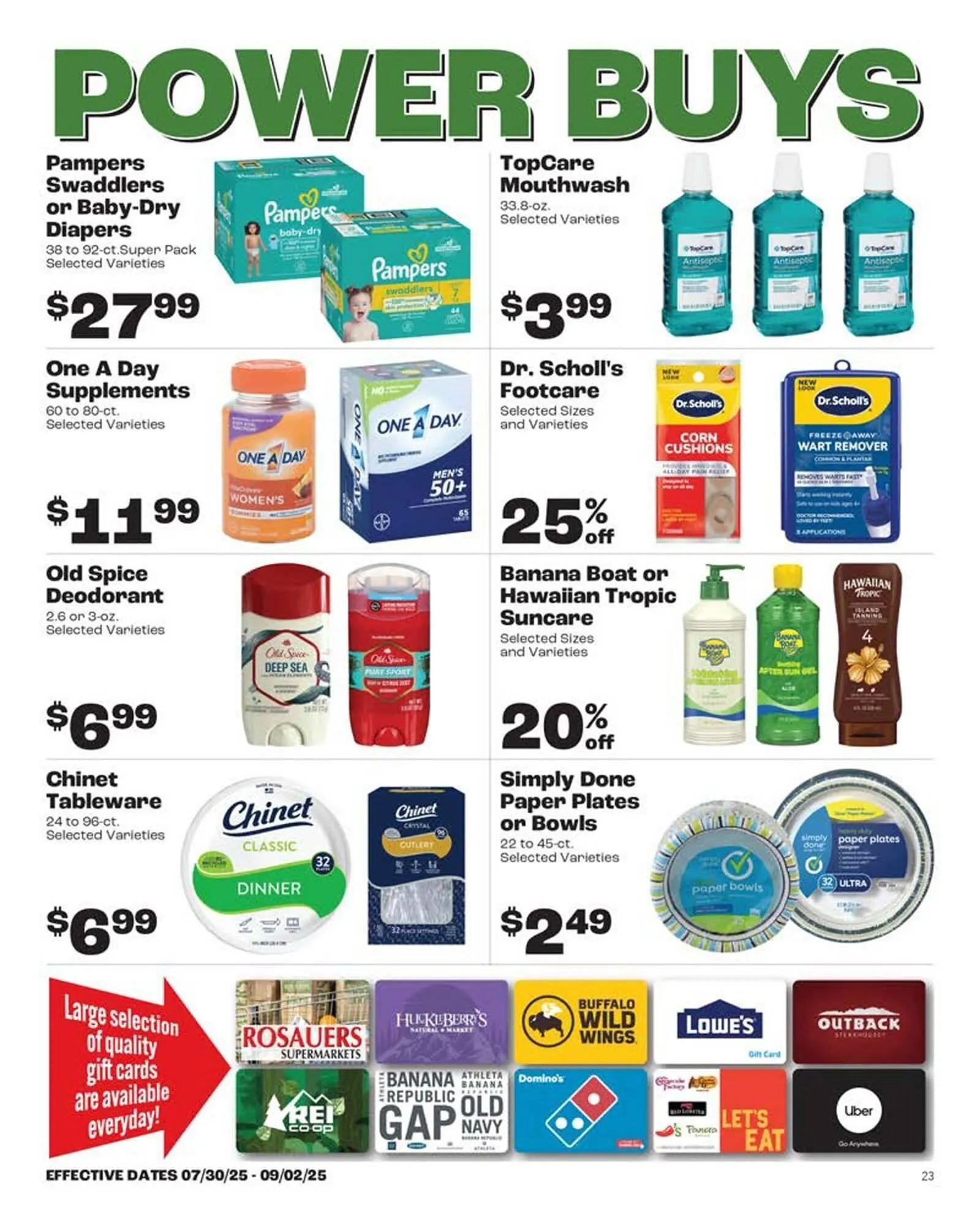 Weekly ad Rosauers Weekly Ad from July 30 to September 2 2025 - Page 23