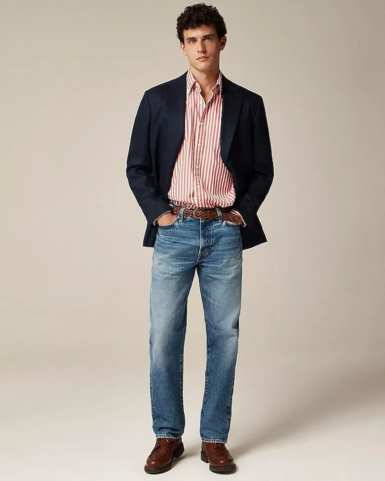 Crosby Classic-fit blazer in Irish linen-wool blend