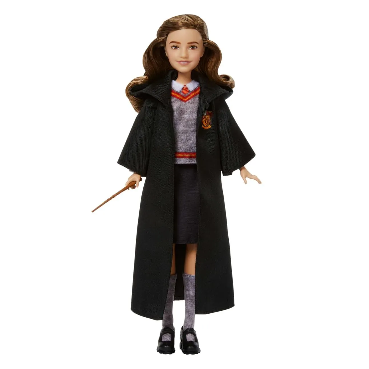Hermione Granger Fashion Doll in Movie-Inspired Hogwarts Uniform With Wand Accessory