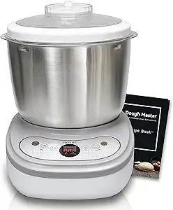 Dough Maker with Ferment Function 7L Large Capacity Dough Mixer,Commercial&Household Bread Mixer for Pizza, Noodles, Bread,Sourdough Kneading Machine with Stainless Steel Bowl, Face-up Touch Panel
