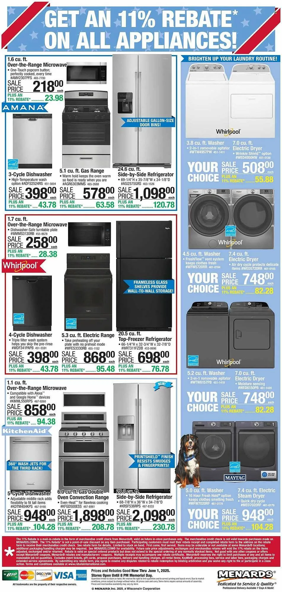Weekly ad Menards Weekly Ad from May 21 to June 1 2025 - Page 1