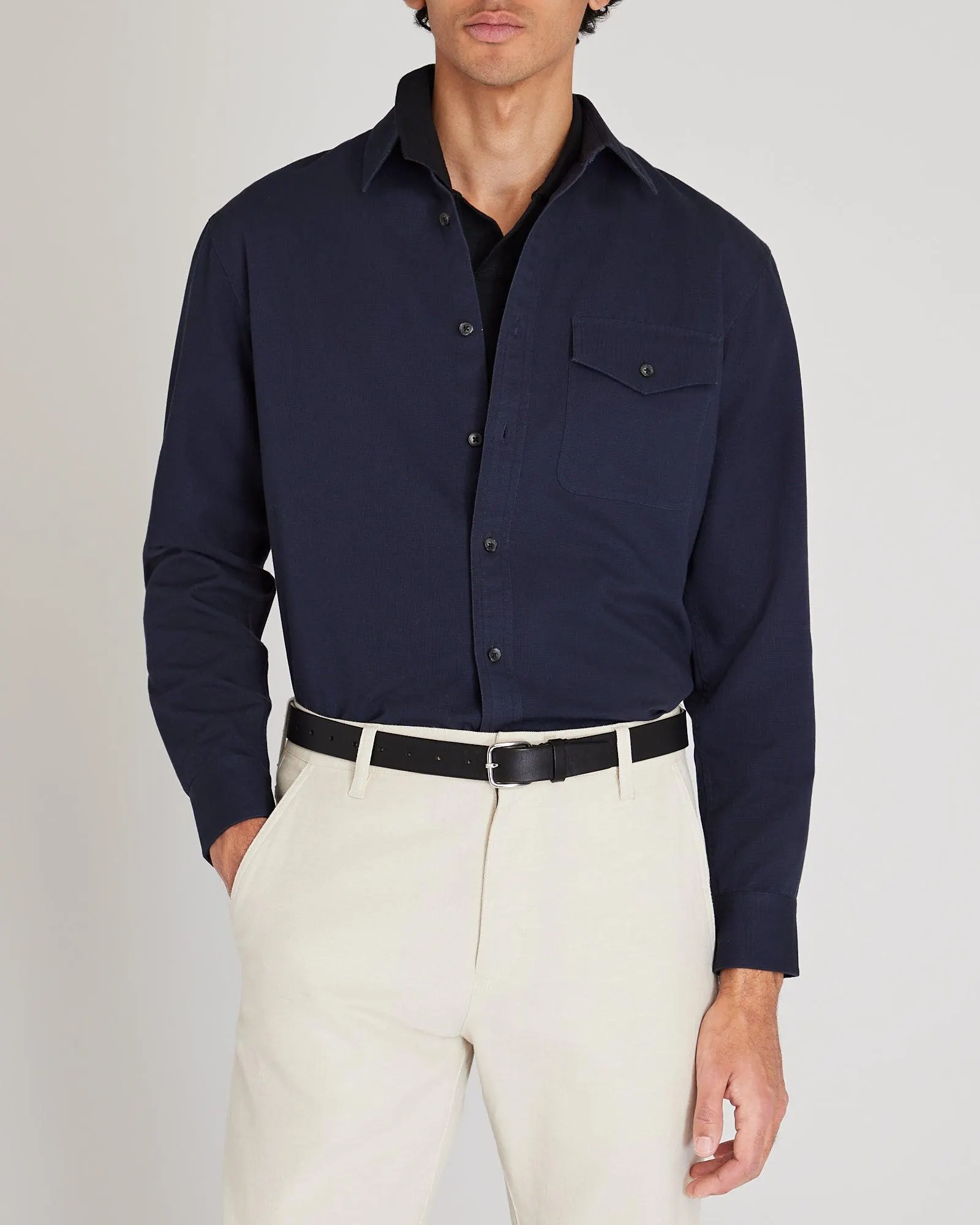 Long-Sleeve Standard Texture Shirt