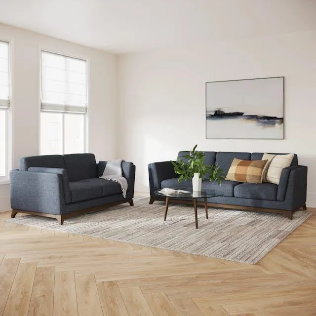 Ceni 61" Loveseat - Buckler Ivory