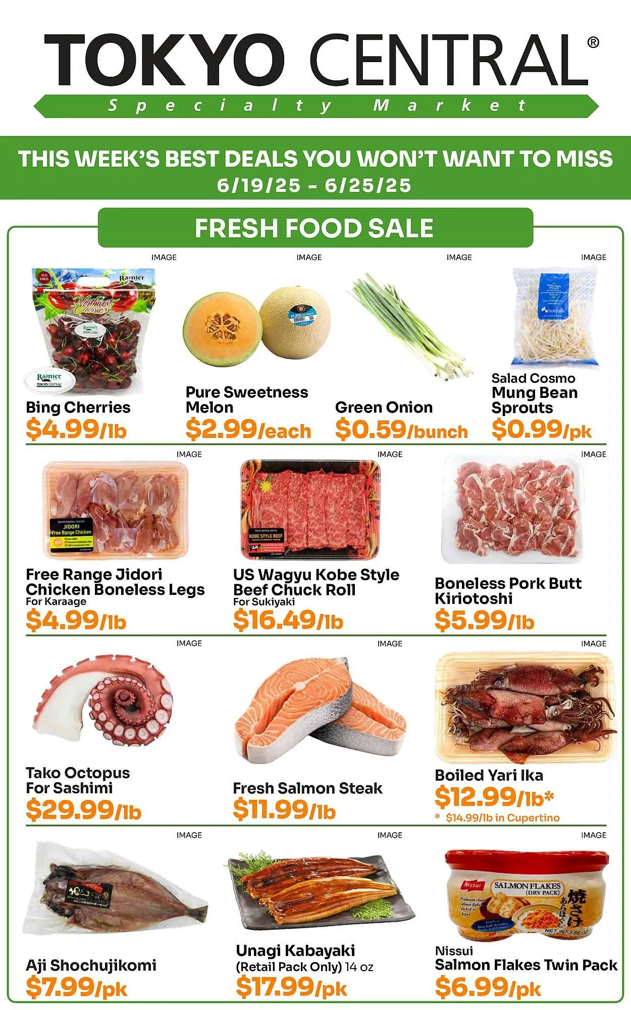 Weekly ad Tokyo Central Specialty Market Weekly Ad from June 19 to June 25 2025 - Page 1