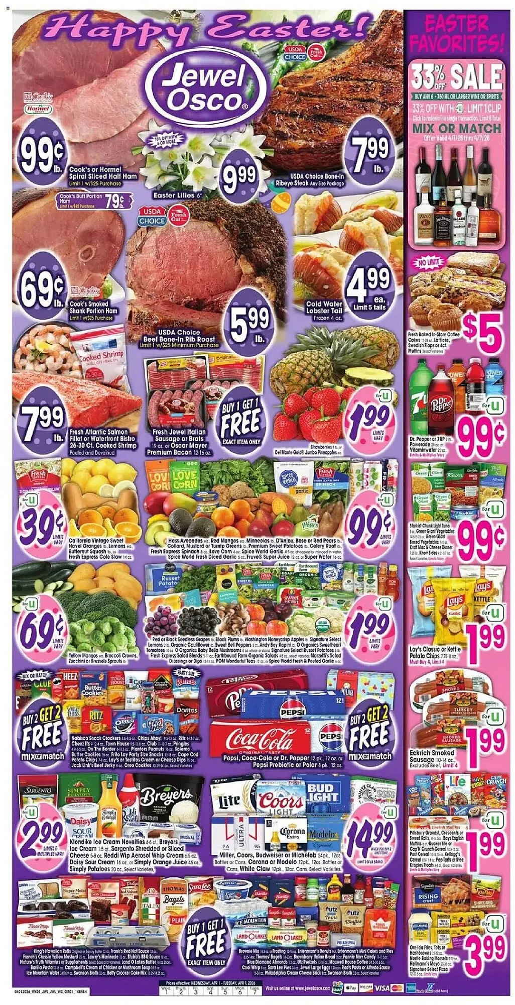 Weekly ad Jewel-Osco weekly ad from April 1 to April 8 2026 - Page 1