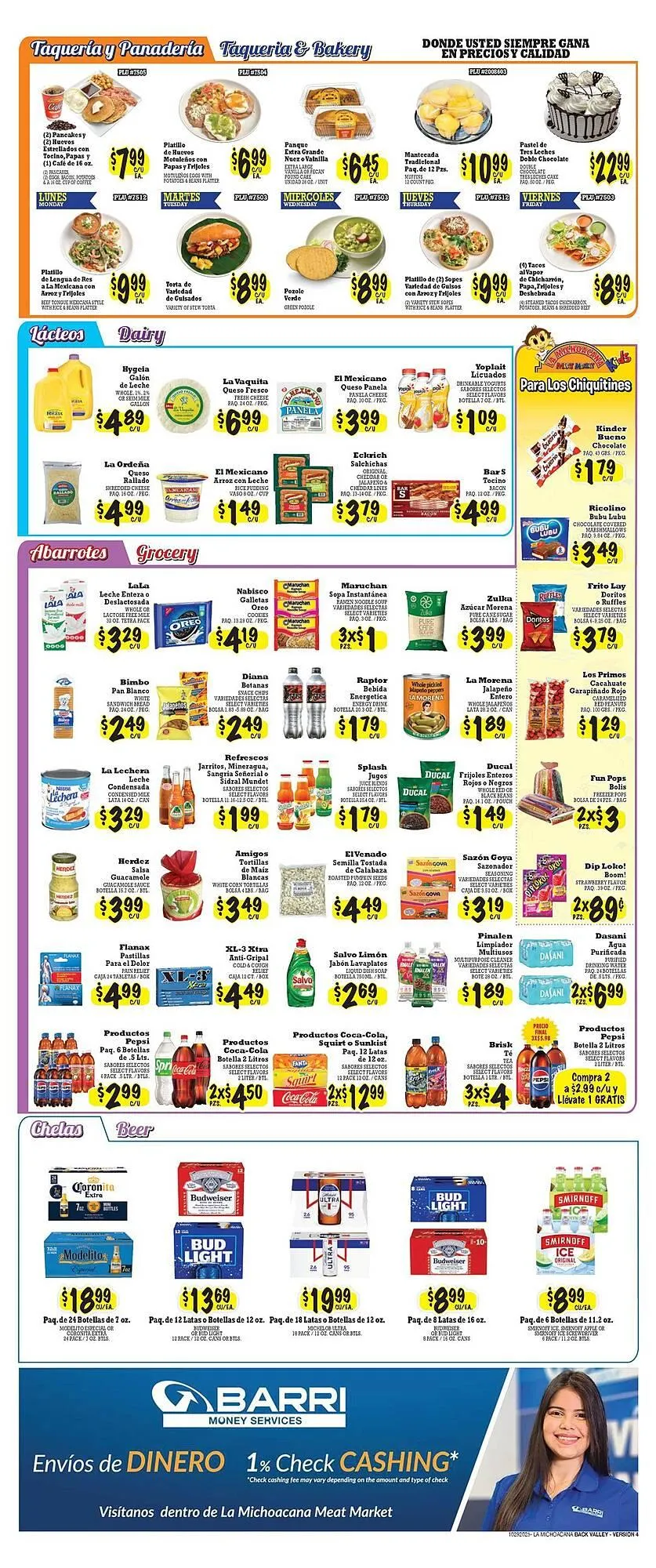 Weekly ad La Michoacana weekly ad from October 29 to November 11 2025 - Page 2