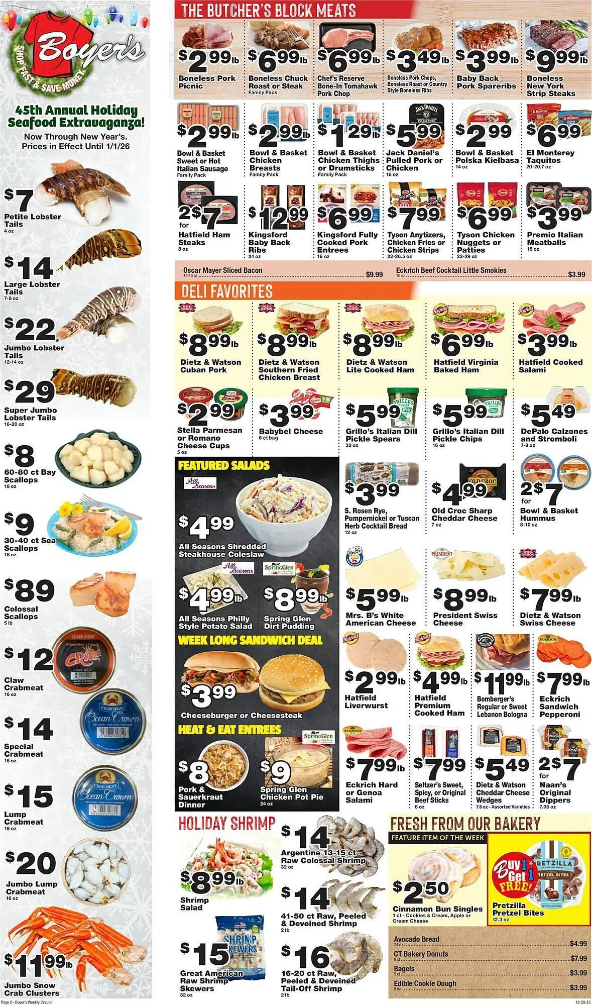 Weekly ad Boyer's Food Markets weekly ad from December 28 to January 3 2026 - Page 2