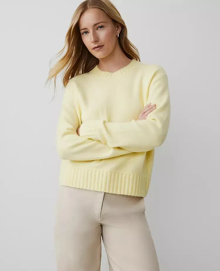 Weekend Collection Cozy Crew Neck Sweater