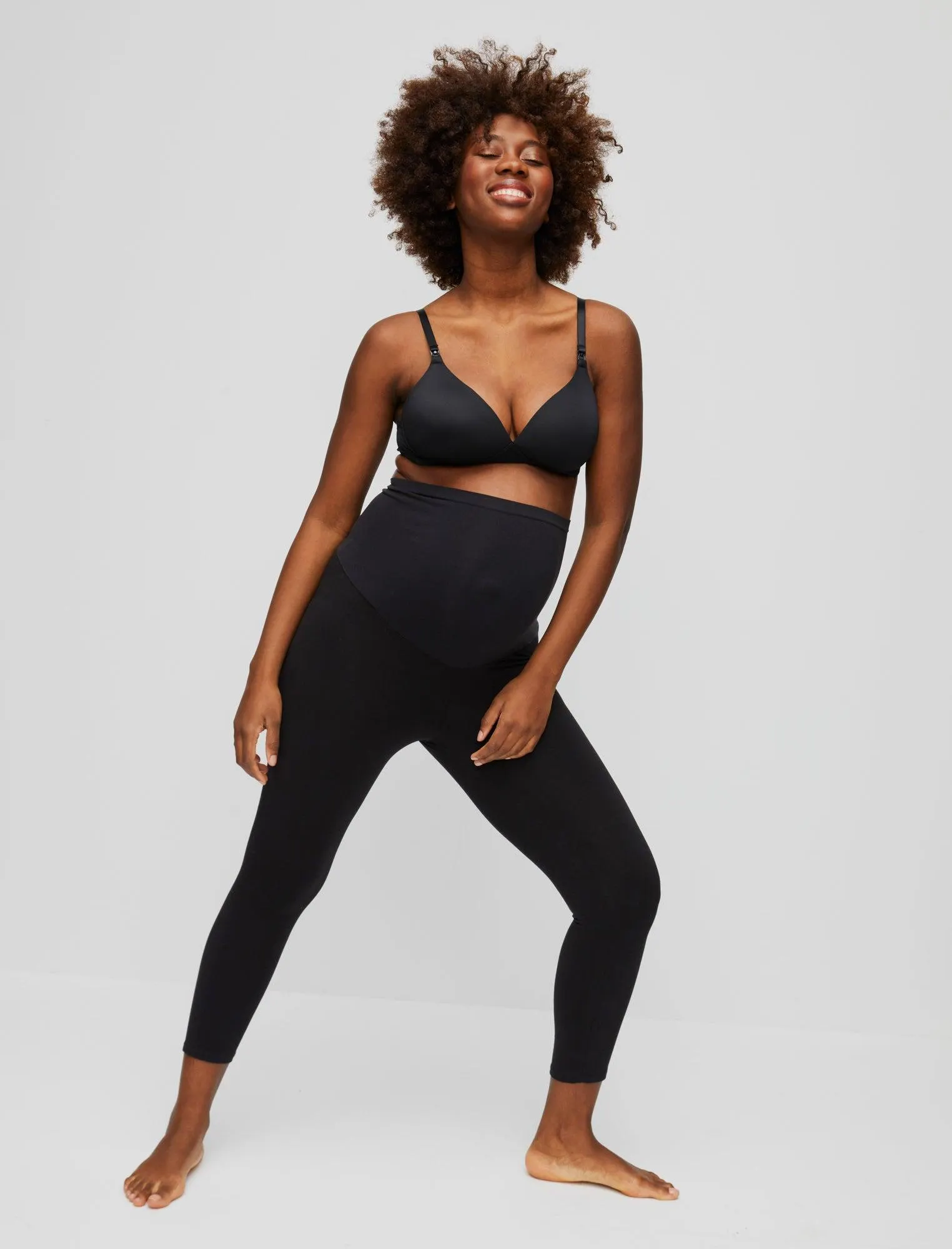 Essential Stretch Secret Fit Belly® Maternity Crop Leggings