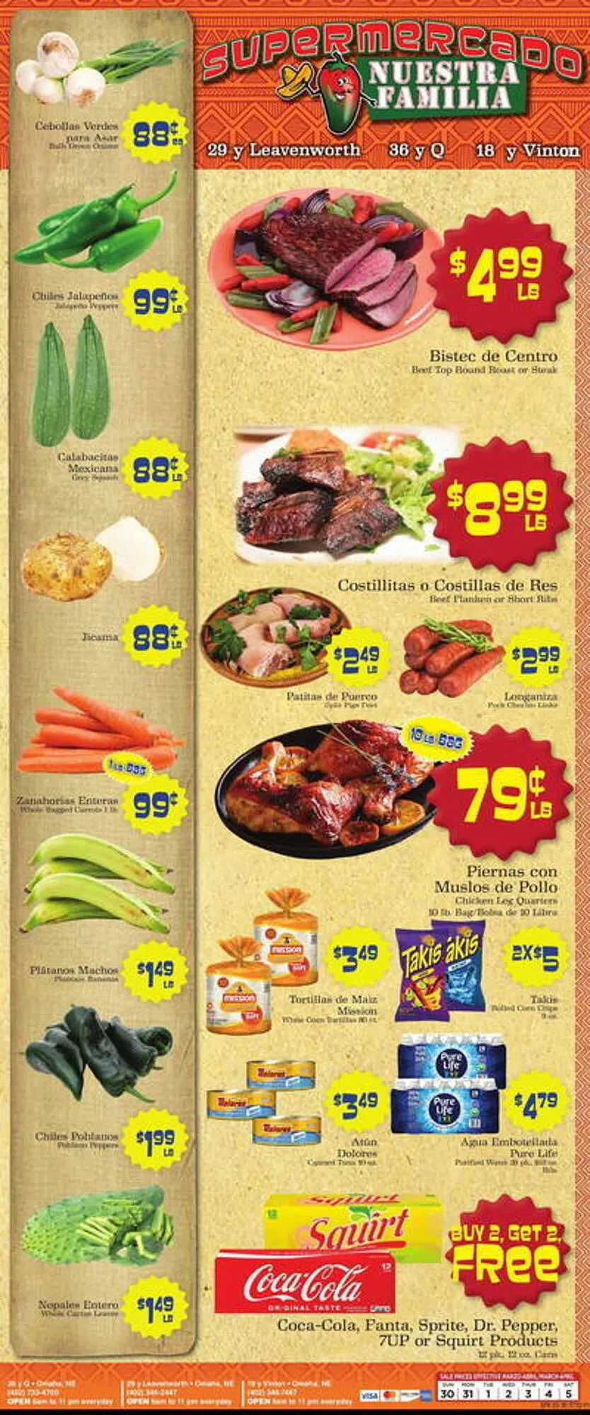 Supermercado Nuestra Familia Weekly Ad - 1