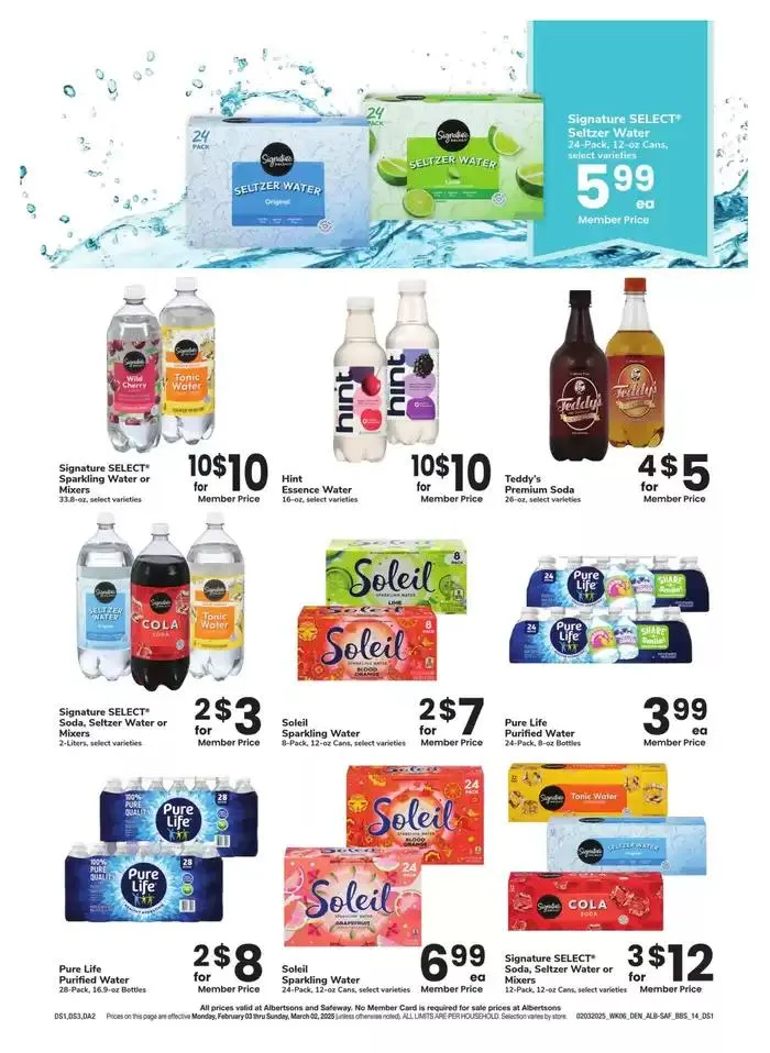 Weekly ad  Albertsons - Denver - BBS from February 3 to March 2 2025 - Page 12
