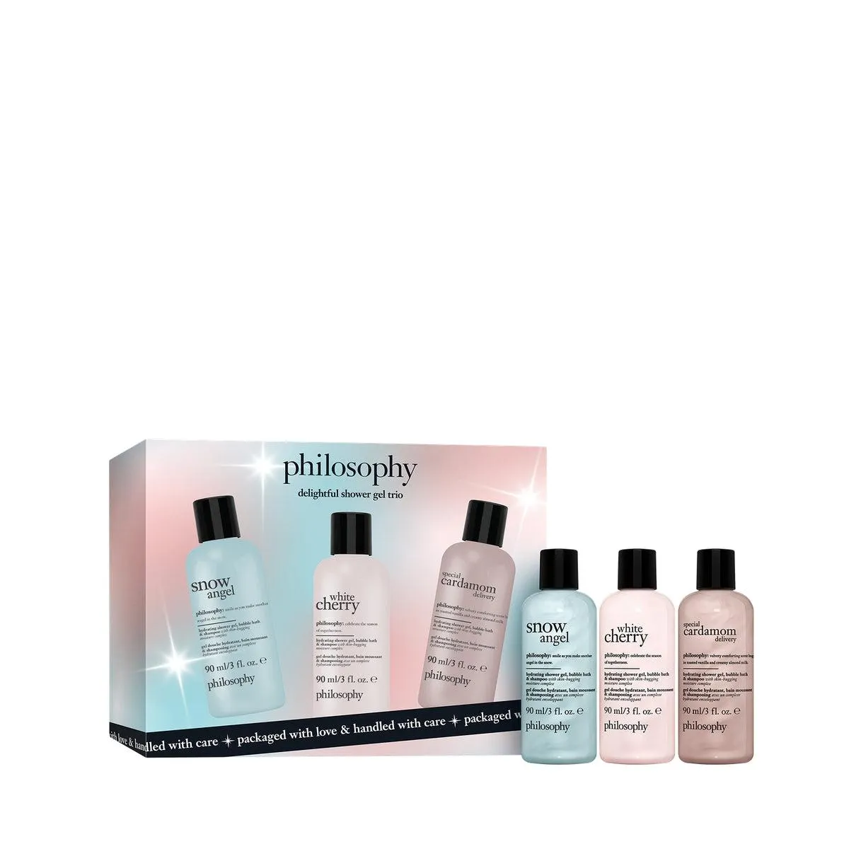 delightful shower gel trio