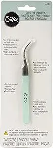 Sizzix Curved Fine Tip Tweezers for Intricate Projects, Scrapbooking, Cardmaking, One Size, Multi Color, Multicolour
