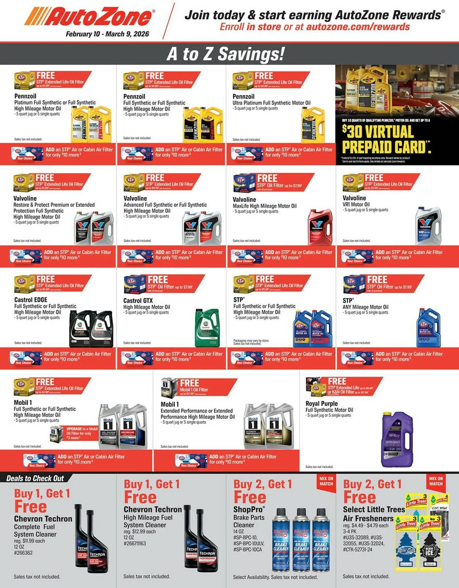 Weekly ad AutoZone weekly ad from February 10 to March 9 2026 - Page 2