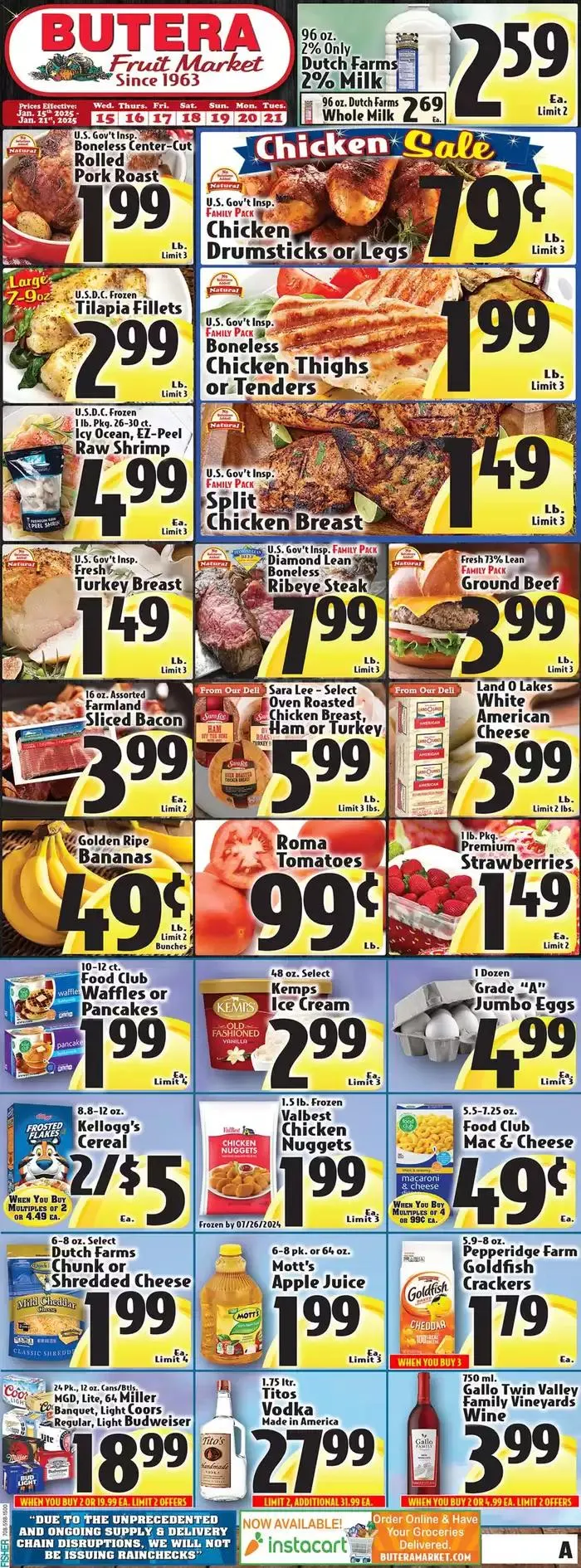 Weekly ad Top deals and discounts from January 15 to January 22 2025 - Page 1