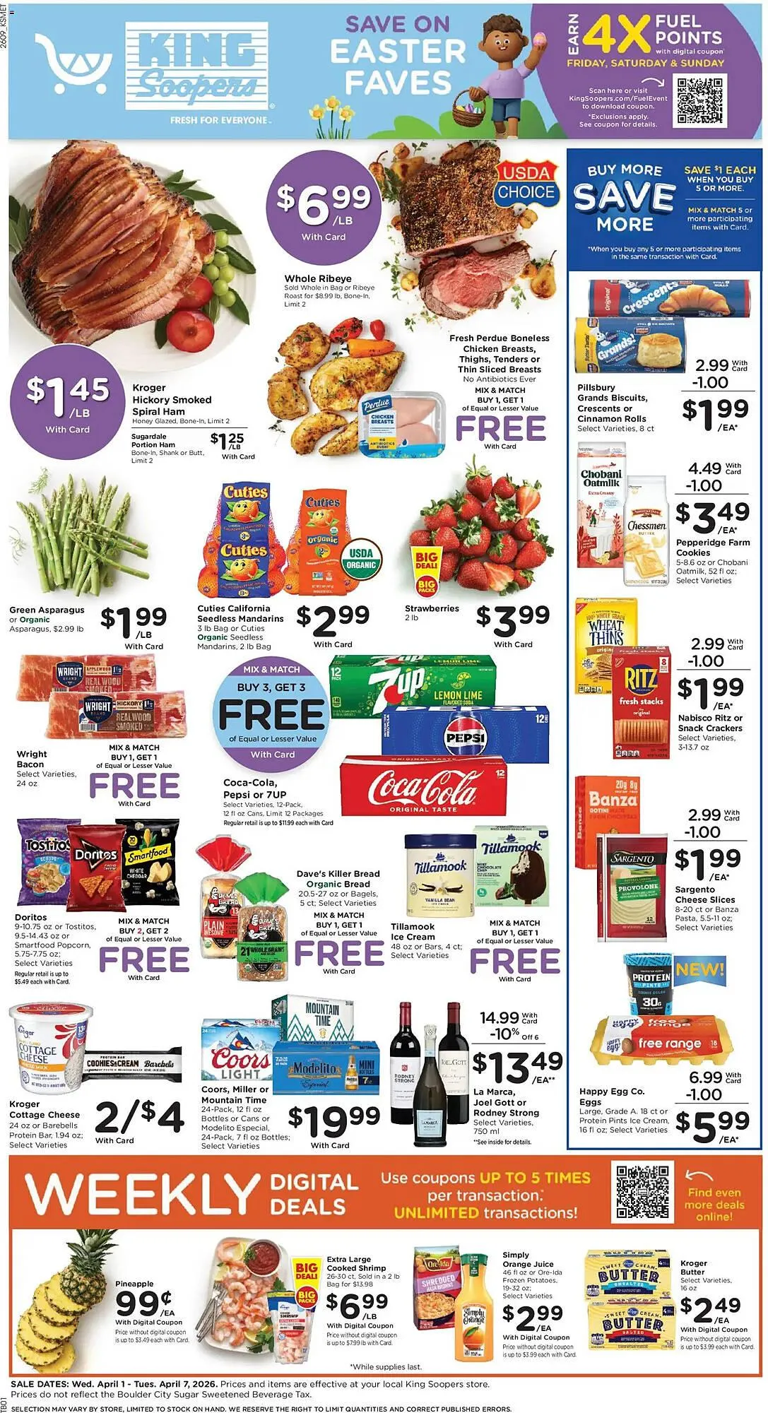 Weekly ad King Soopers weekly ad from April 1 to April 8 2026 - Page 1
