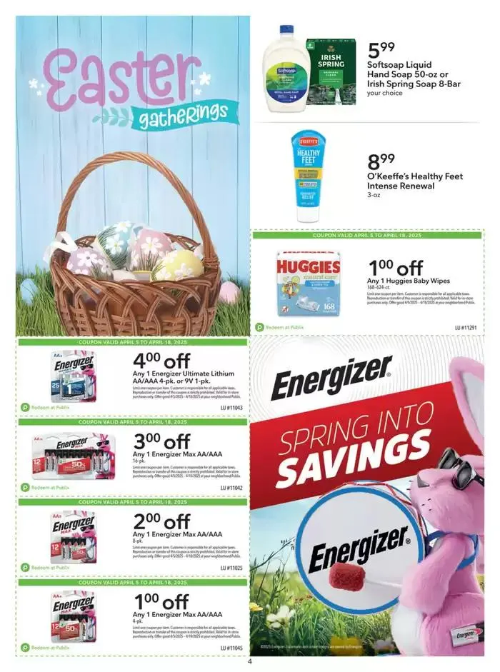 Weekly ad Publix Extra Savings from April 5 to April 18 2025 - Page 4