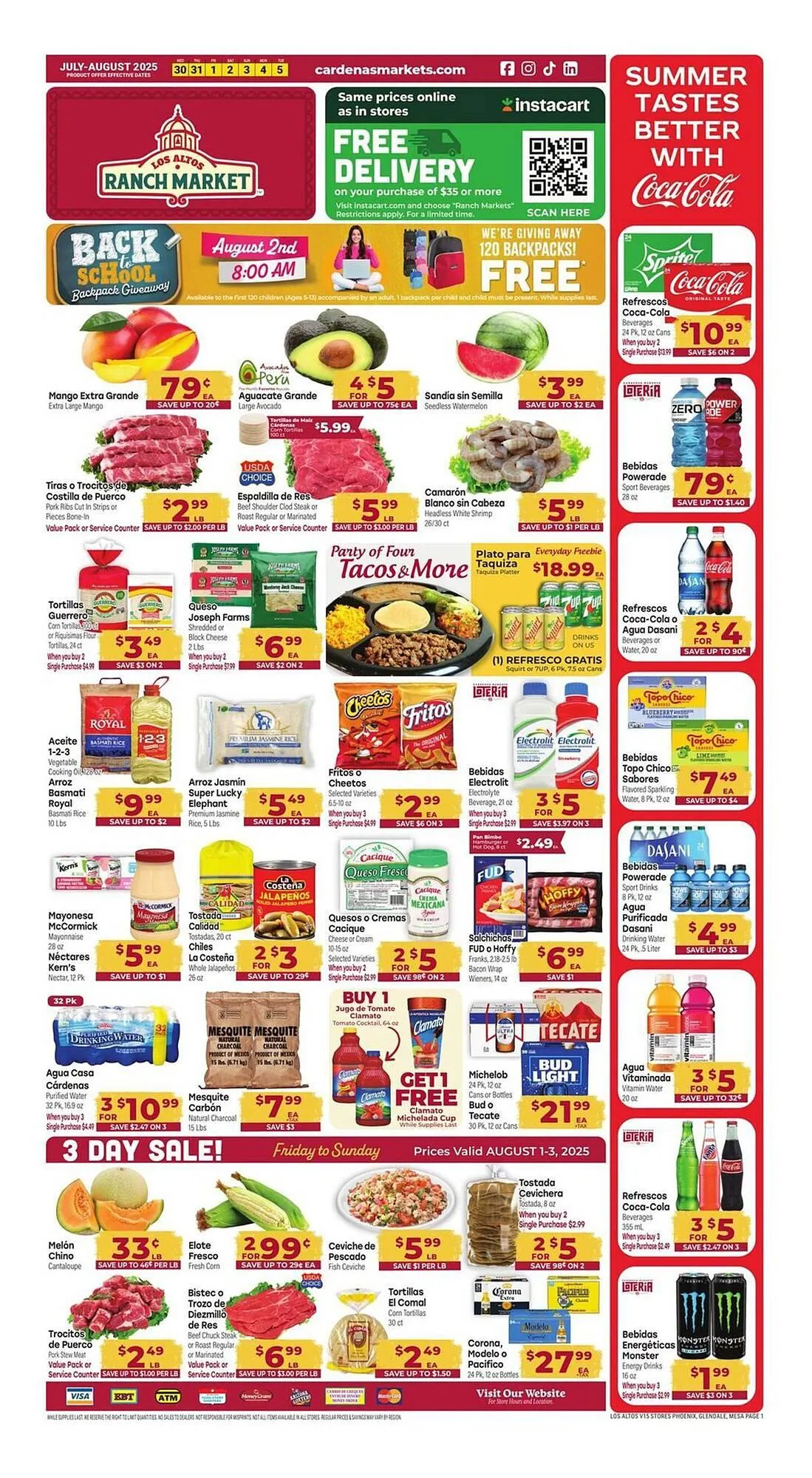 Weekly ad Los Altos Ranch Market Weekly Ad from July 30 to August 5 2025 - Page 1