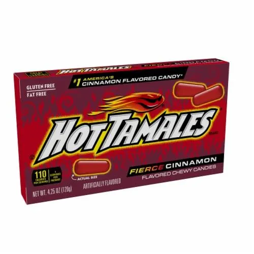 Hot Tamales® Fierce Cinnamon Flavored Chewy Candy Theater Box