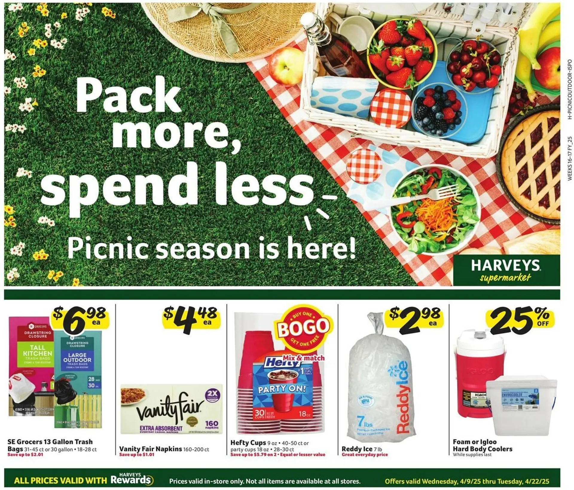Weekly ad Harveys Supermarkets Weekly Ad from April 9 to April 22 2025 - Page 6