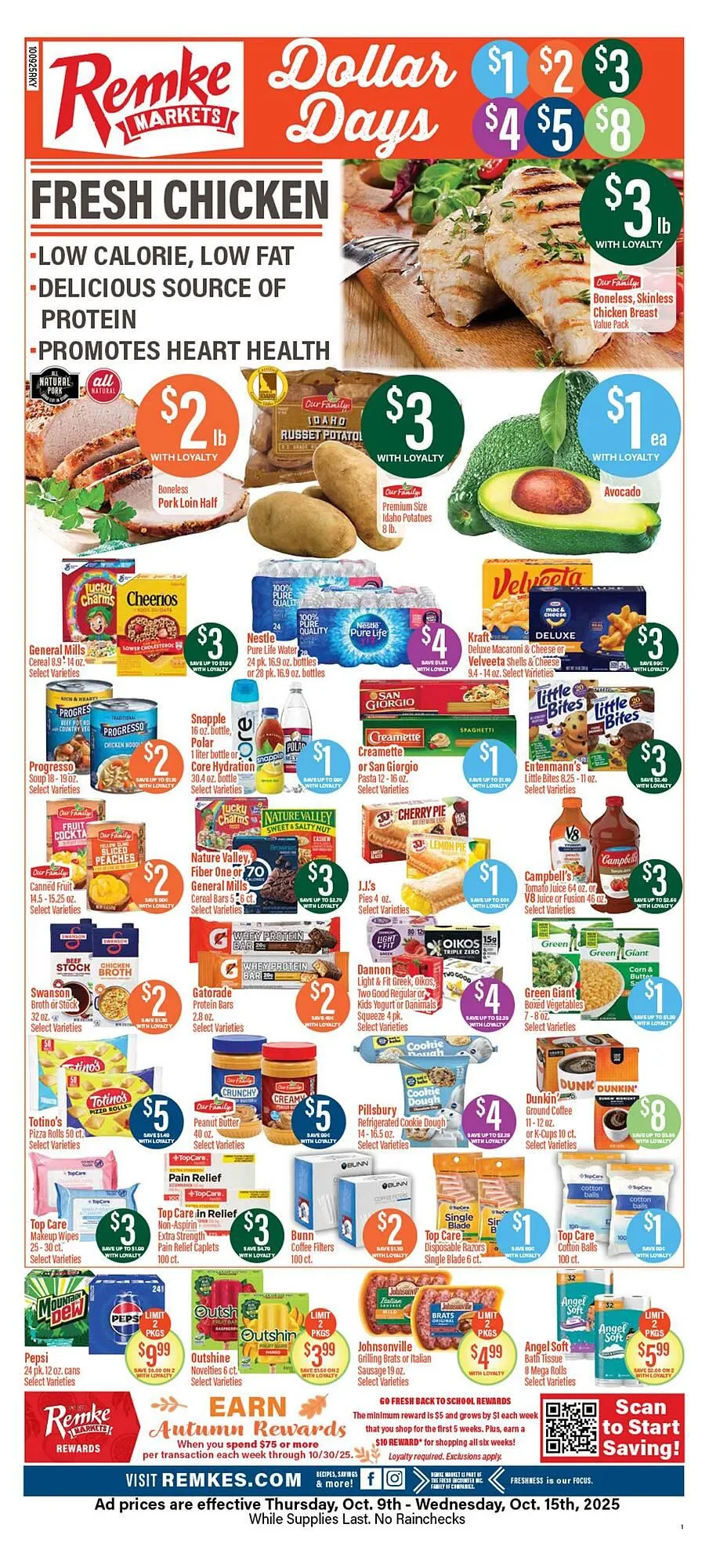 Weekly ad Remke weekly ad from October 9 to October 15 2025 - Page 1