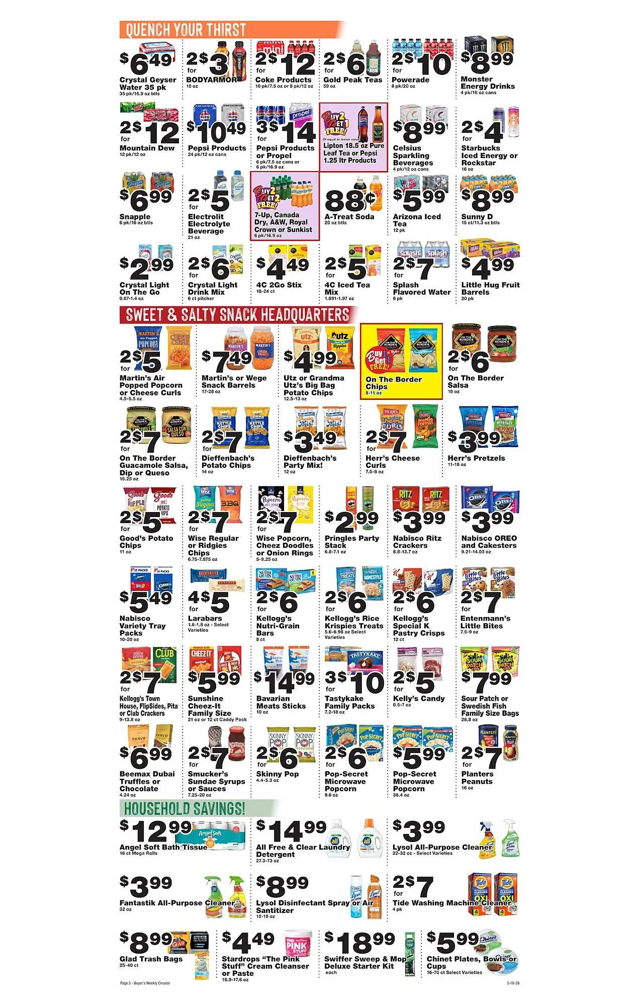 Weekly ad Boyer's Food Markets weekly ad from May 10 to May 16 2026 - Page 5