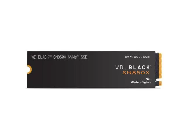 WD_BLACK 1TB SN850X NVMe Internal Gaming SSD Solid State Drive - Gen4 PCIe, M.2 2280, Up to 7,300 MB/s - WDS100T2X0E