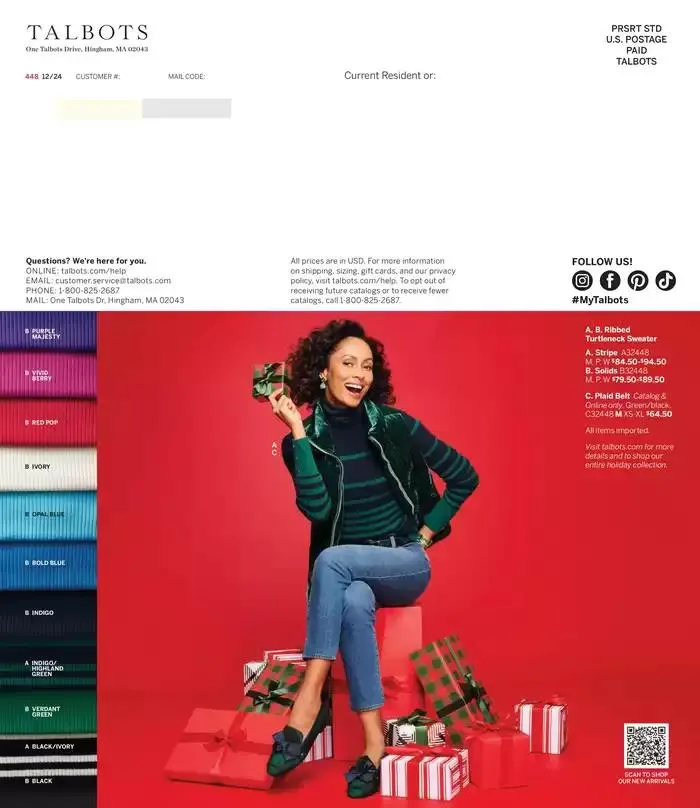 Weekly ad Talbots Holiday Wishlist from December 7 to December 21 2024 - Page 17