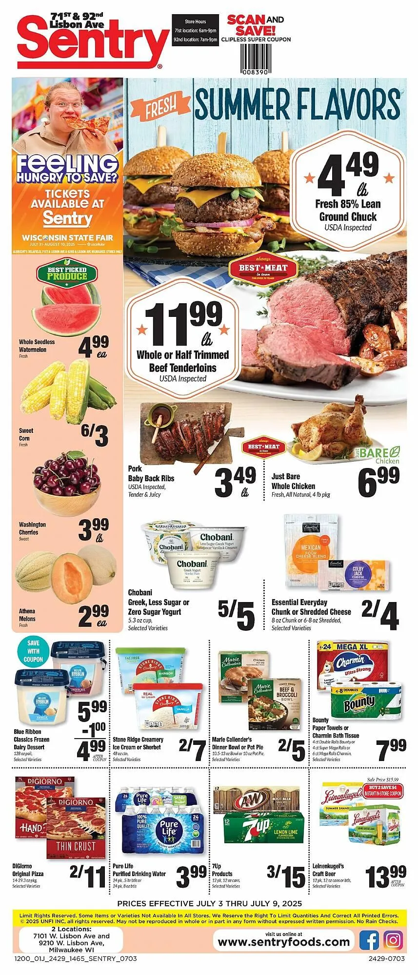 Weekly ad Sentry Weekly Ad from July 3 to July 9 2025 - Page 1
