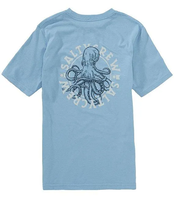 Big Boys Short Sleeve Tentacles Graphic T-Shirt