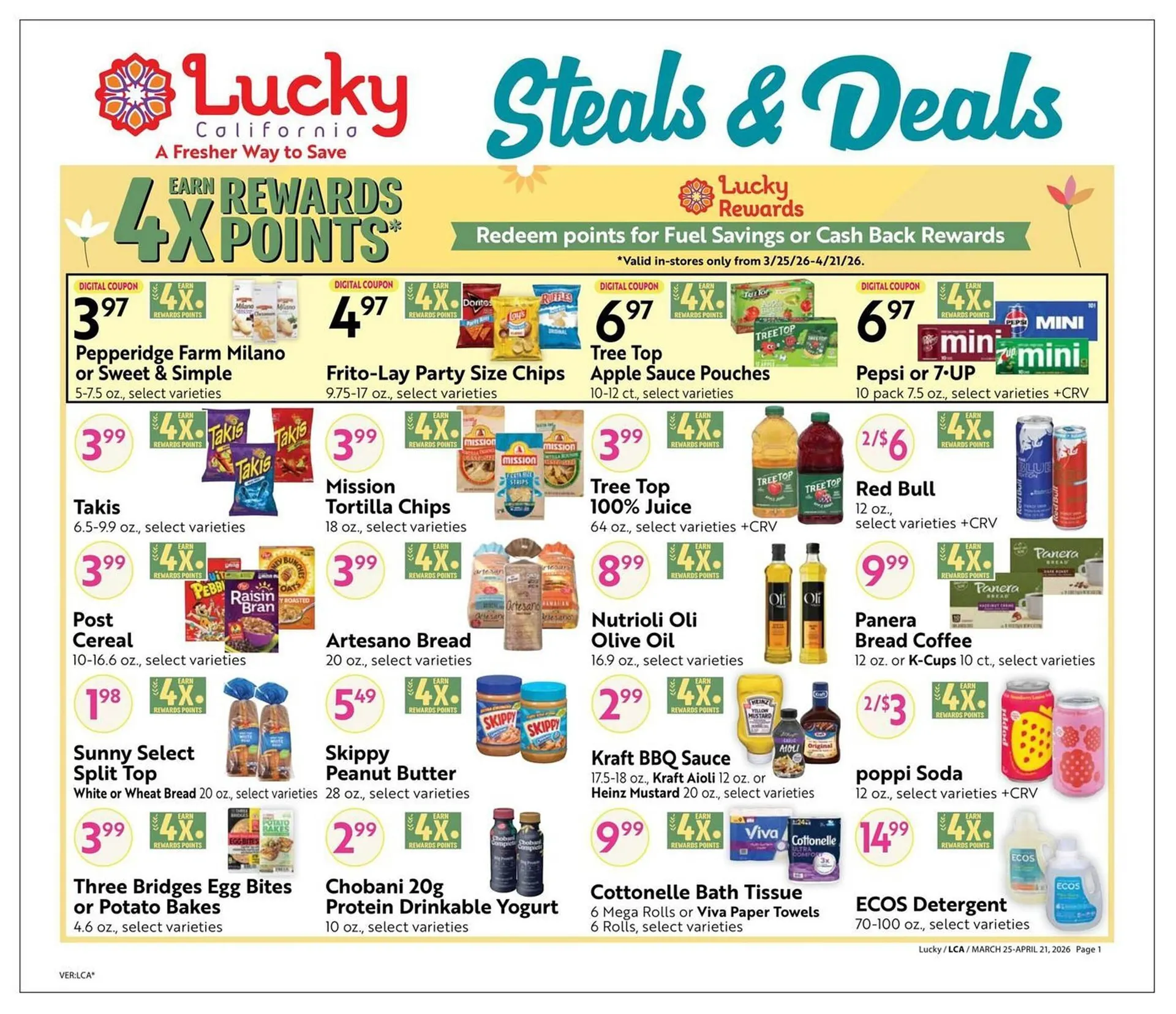 Weekly ad Lucky Supermarkets weekly ad from March 25 to April 21 2026 - Page 1