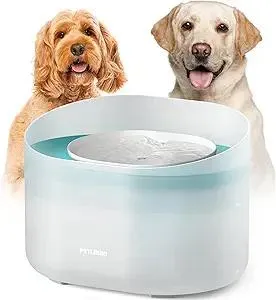 PETLIBRO Dog Water Fountain, 2.1Gal/8L Capsule Dog Fountain for Medium to Large Dogs, Anti-Splash Dog Water Bowl Dispenser, Super Quiet Pet Water Fountain, Great for Dogs Cats and Multi-Pet Home