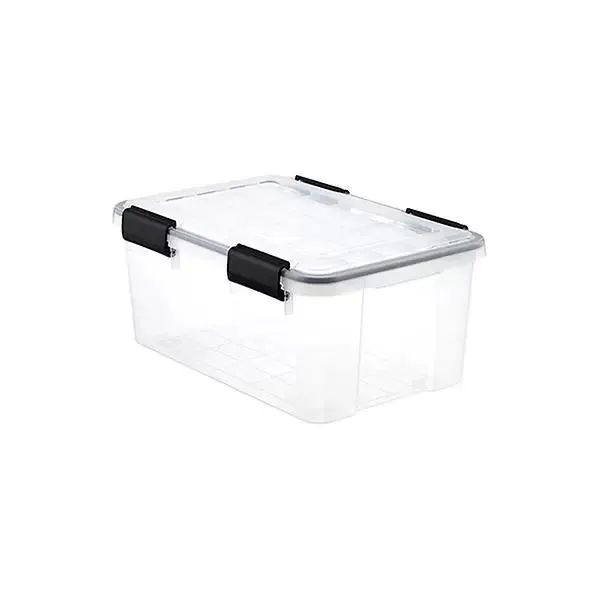 19 qt. Weathertight Tote Clear